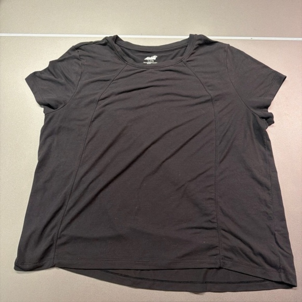Avia Activewear Women's Black Oversized T Shirt- Size XL (14-16)